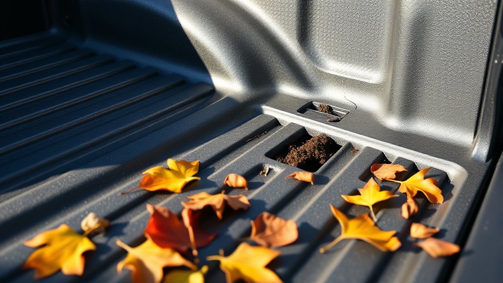 corner debris runoff design