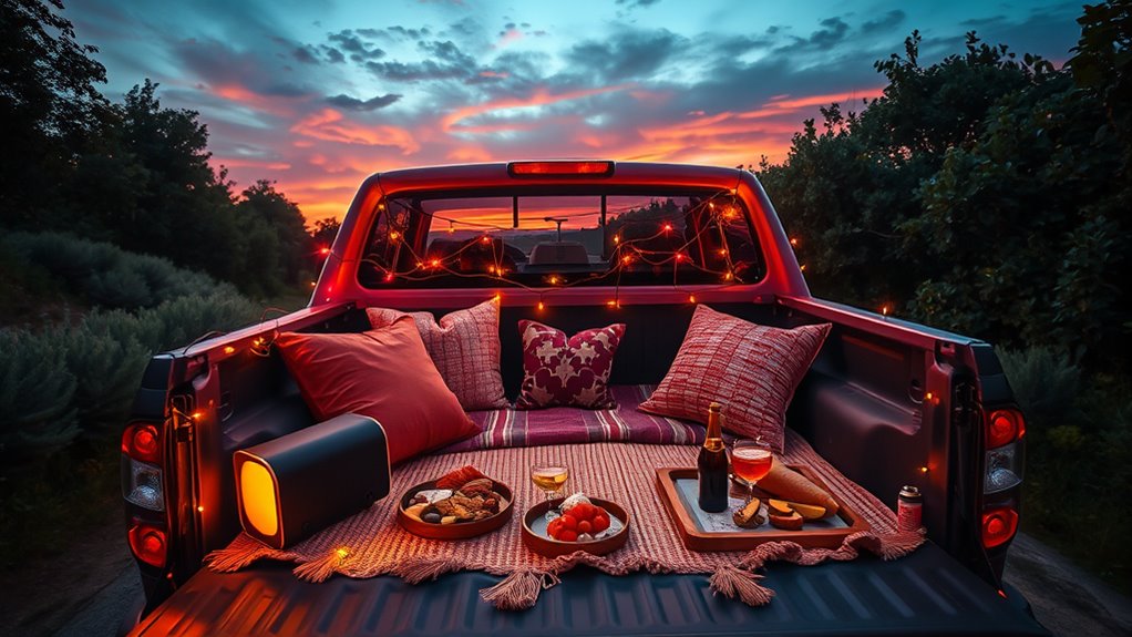 create engaging outdoor ambiance