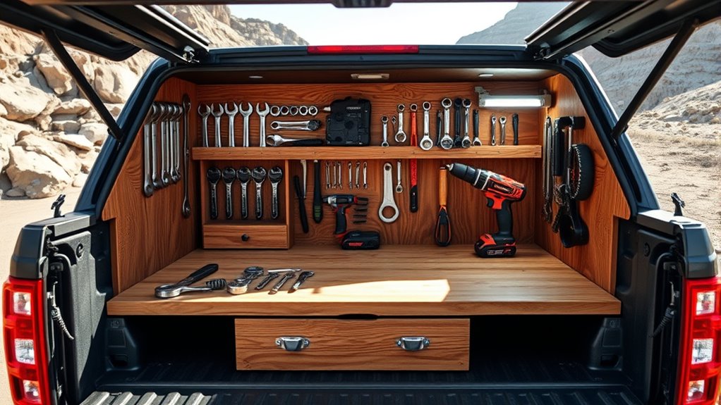 customizable diy truck storage