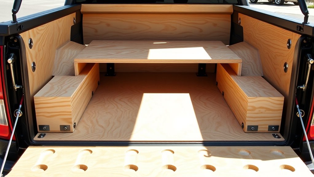 customizable plywood storage framework