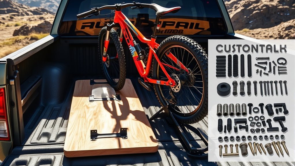 customize bike mount dimensions