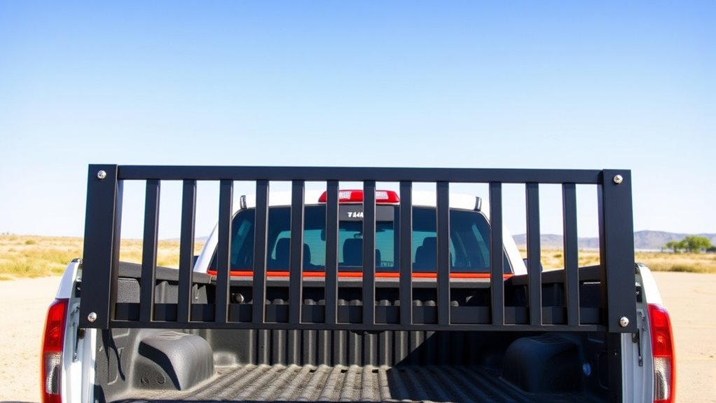 diy truck bed cargo barrier