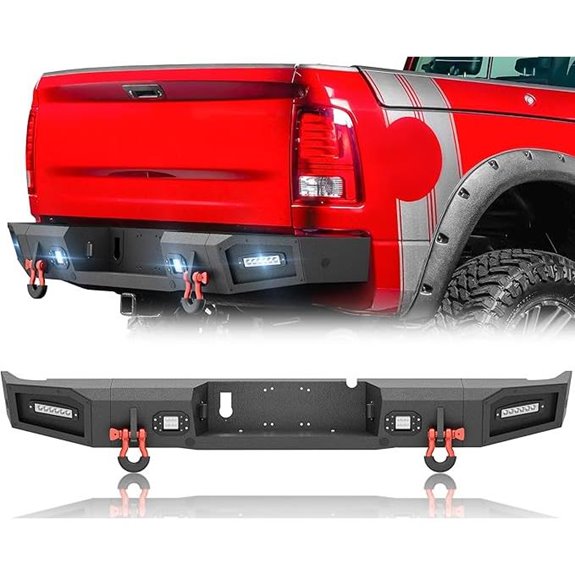 Rear Bumper for Dodge Ram 2500/3500 with LED Lights