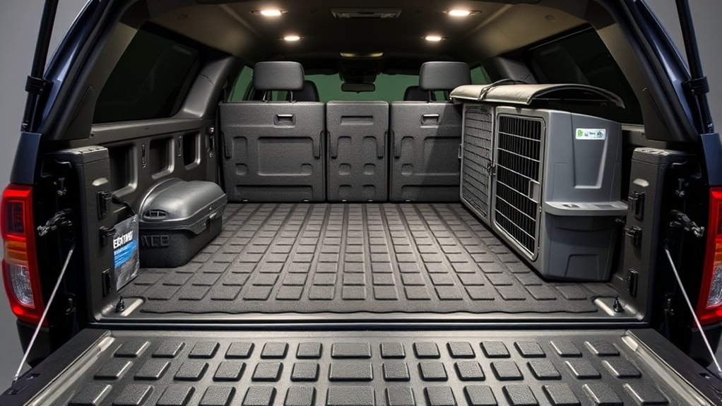 dog friendly truck bed setup