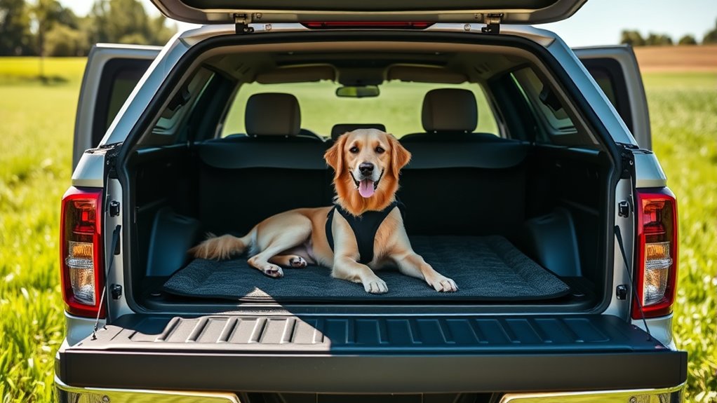 dog truck bed safety
