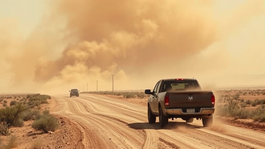 drive cautiously during dust storms