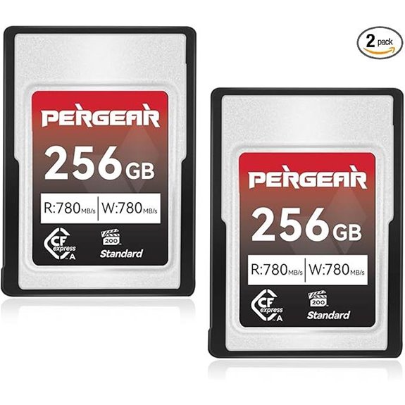 Pergear 256GB CFexpress Type A Memory Card (2-Pack)
