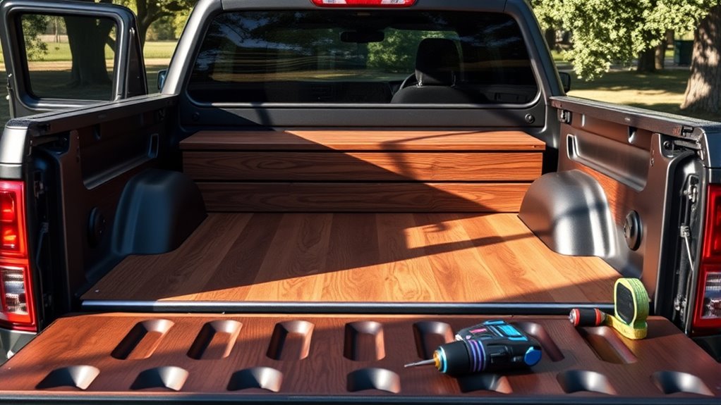 easy truck bed organization