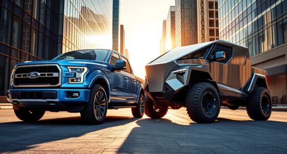 electric pickup truck showdown
