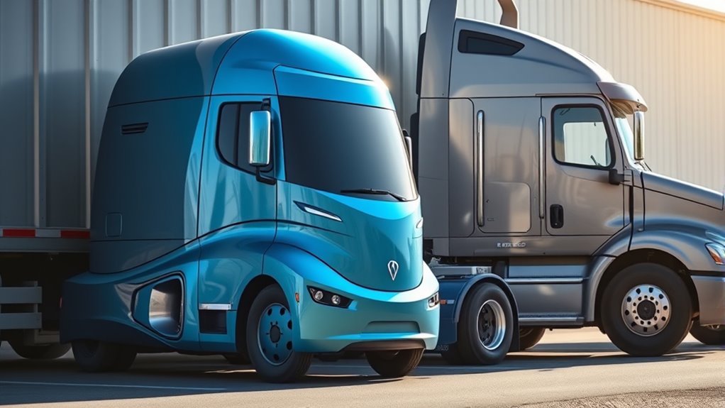 electric trucks costs depreciation savings