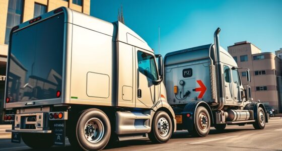 electric versus gas trucks