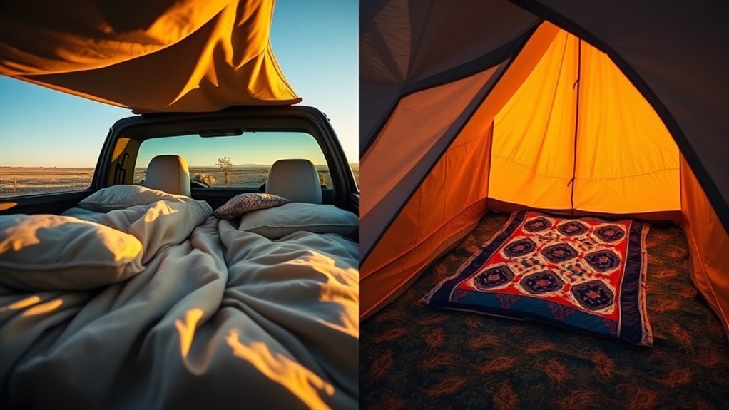 elevated insulated comfortable sleeping