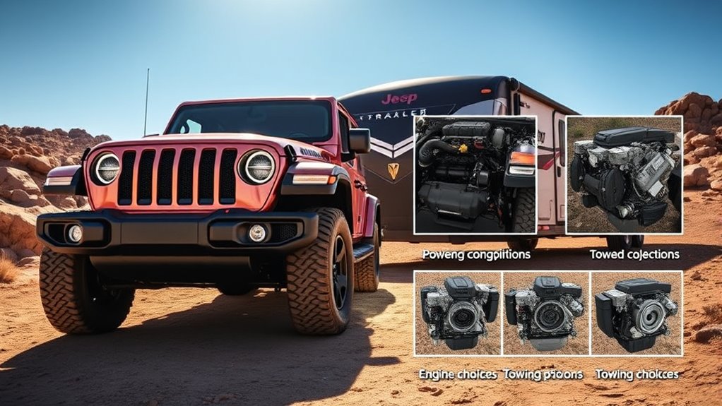 engine choice impacts towing