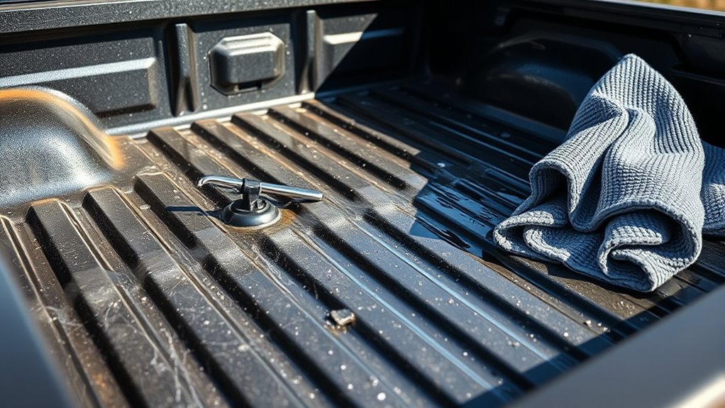 ensure complete surface dryness