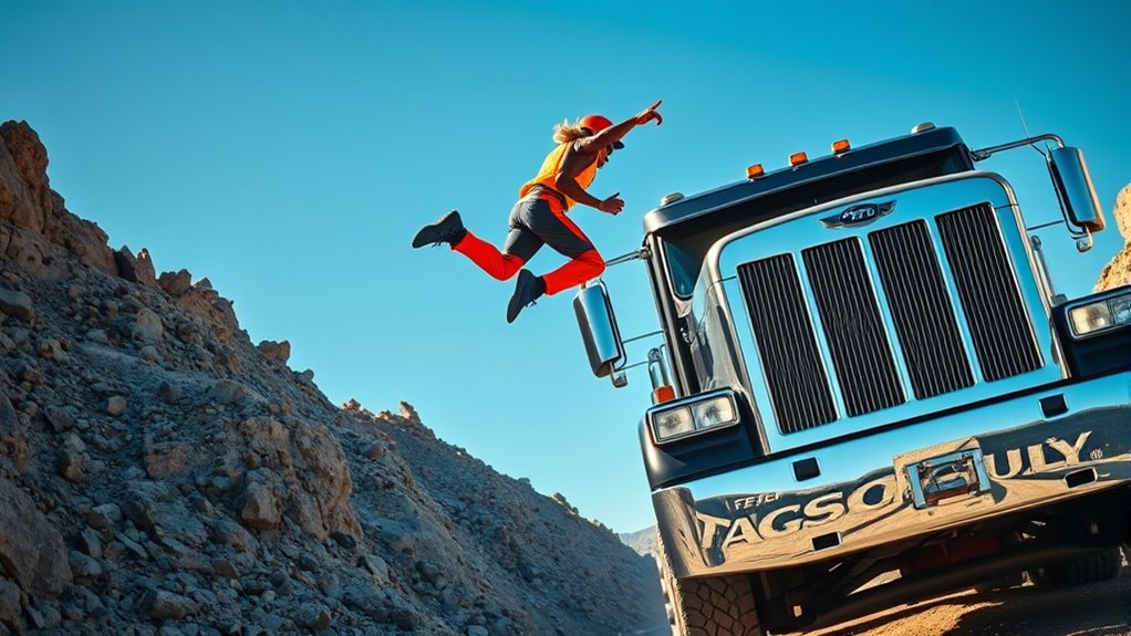 expert stunt performers ensure safety