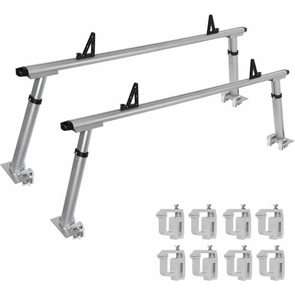 Heavy Duty Aluminum Truck Bed Ladder Rack (Extendable)