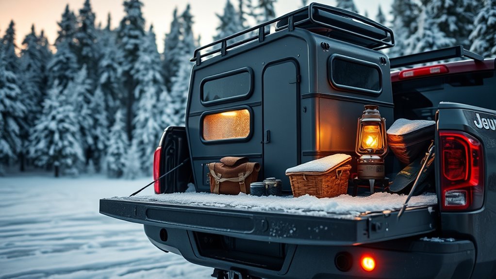 extreme cold weather camper features