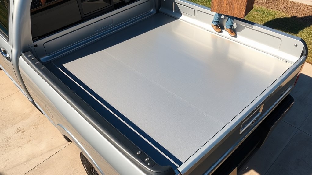 flat deck supports large loads