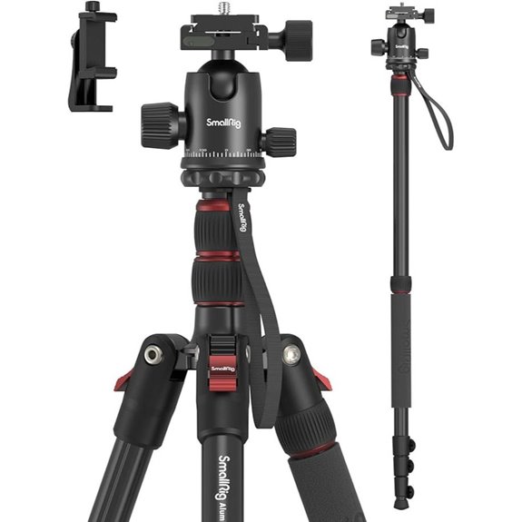 foldable tripod with ball head