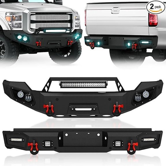 Front & Rear Bumpers for 2011-2016 Ford F250/F350