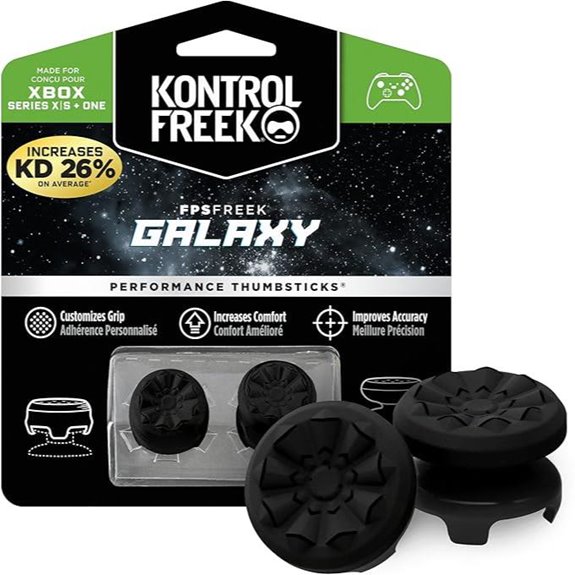 KontrolFreek FPS Galaxy Black Controller Thumbsticks