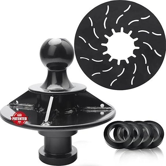 Gooseneck to Fifth Wheel Adapter with Washer