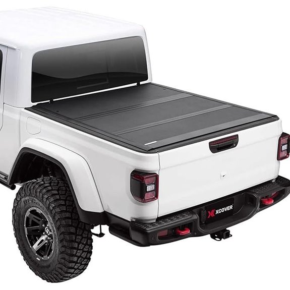 XCOVER Hard Folding Truck Bed Tonneau Cover for Gladiator