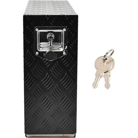 Heavy-Wall Aluminum Truck Bed Toolbox with Lock