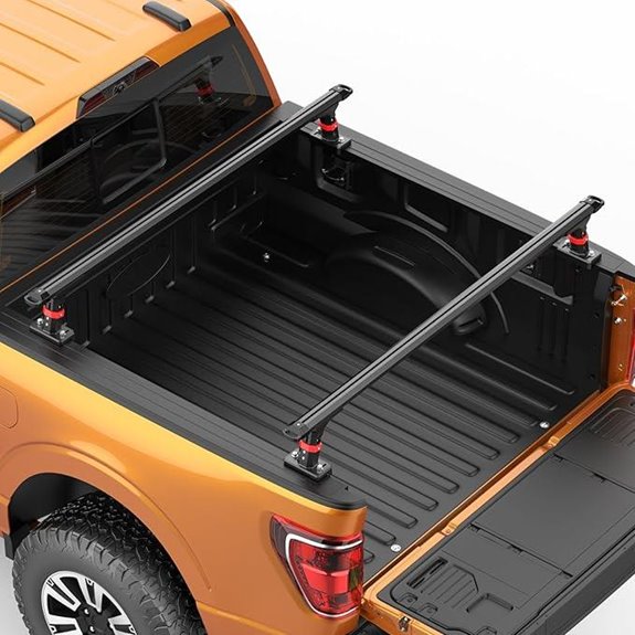 Adjustable Heavy Duty Aluminum Truck Bed Ladder Rack