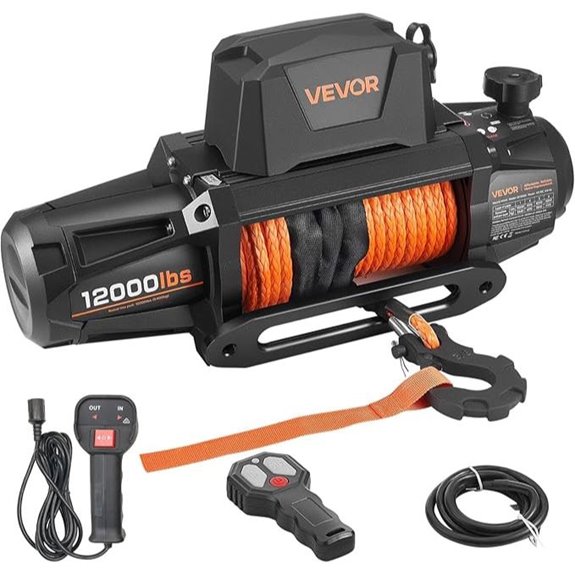 VEVOR 12000 lbs Electric Winch with Remote