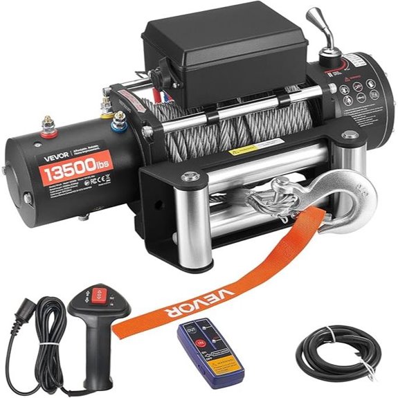VEVOR 13500 lb Electric Winch with Remote
