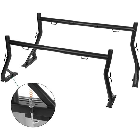 Heavy Duty Extendable Truck Bed Ladder Rack