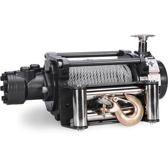 Warrior Hydraulic Winch 10,000LB with Remote Control