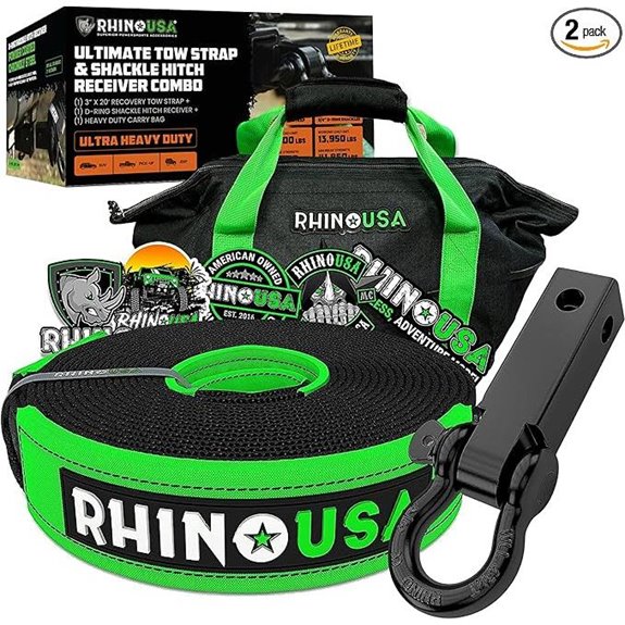 Rhino USA Heavy-Duty Off-Road Recovery Gear Combo