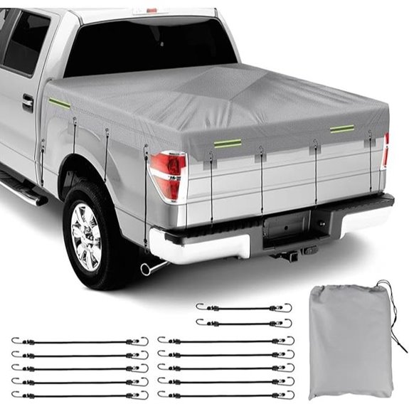 Heavy Duty Truck Bed Tarp Cover for F-Series Silverado