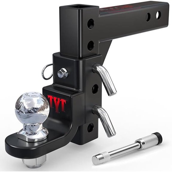 TYT Adjustable Trailer Hitch Ball Mount 7500 LBS