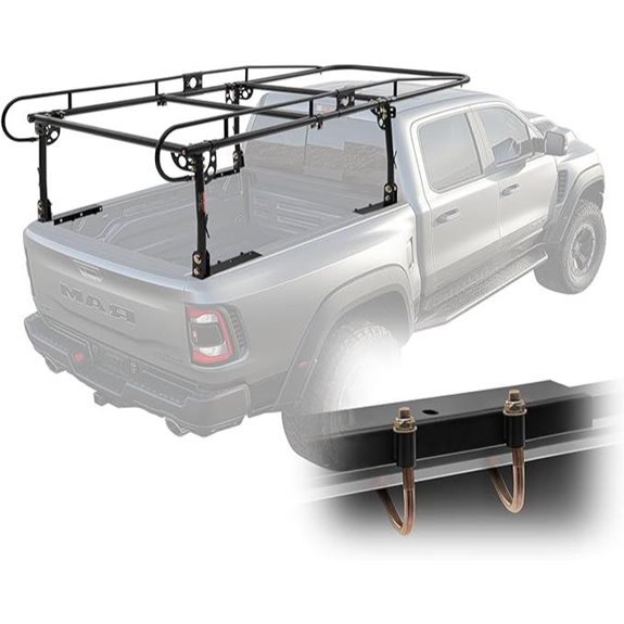VEVOR Truck Ladder Rack Adjustable Heavy Duty 1000 lbs