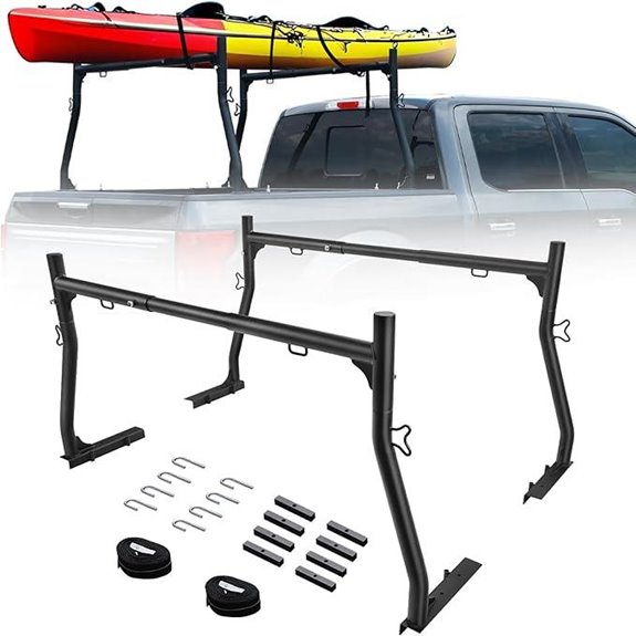 Heavy Duty Truck Ladder Rack Universal 800Ibs Capacity