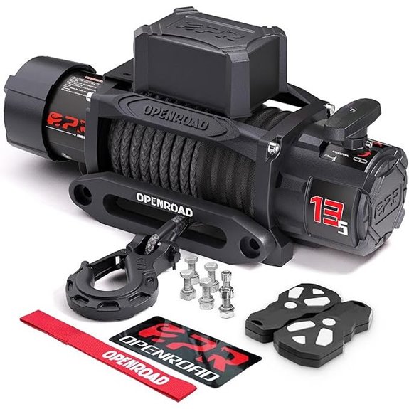 OPENROAD 13500 lb Waterproof Electric Winch with Remote