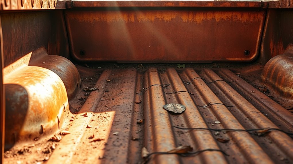 hidden rust prone truck bed areas