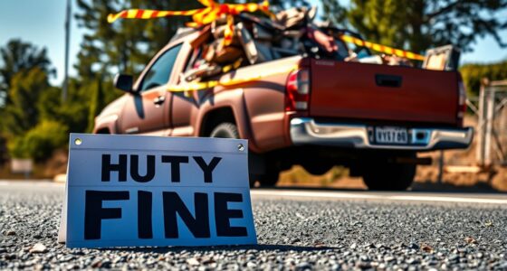 high fines for unsecured loads