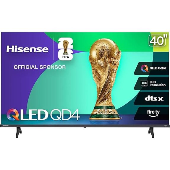 Hisense 40-Inch QLED Smart Fire TV (2025)