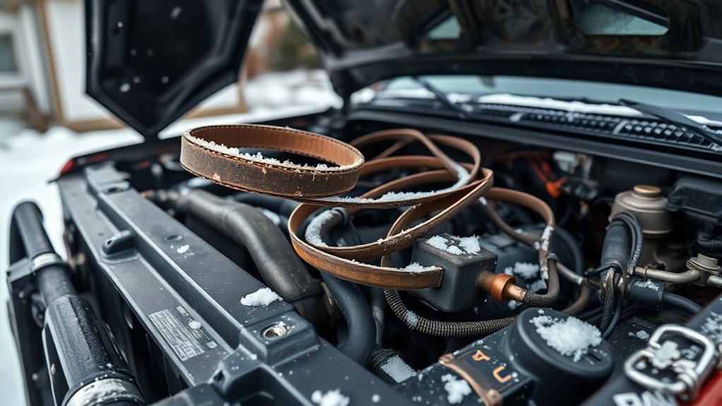 inspect belts hoses clamps