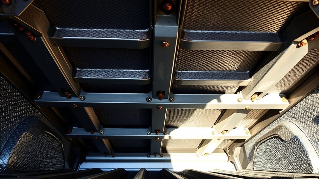 inspect joints for damage