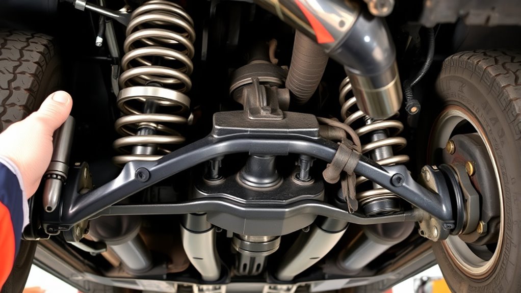 inspect suspension components regularly