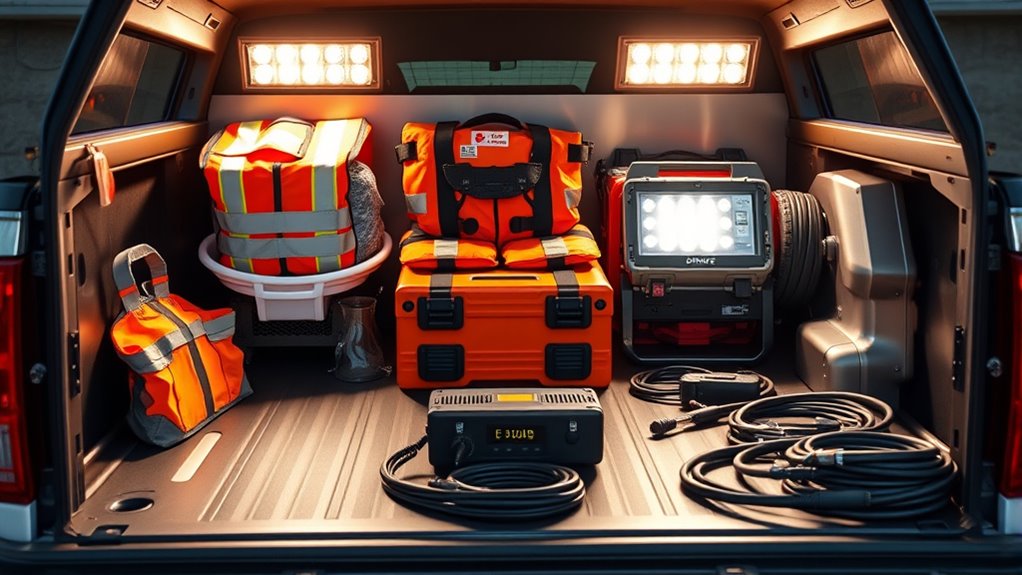 integrated power communication deployment