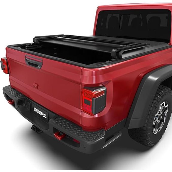 oEdRo Tri-Fold Truck Bed Cover for Jeep Gladiator