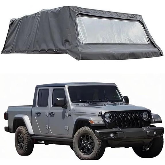 Foldable Truck Bed Soft Topper for Jeep Gladiator