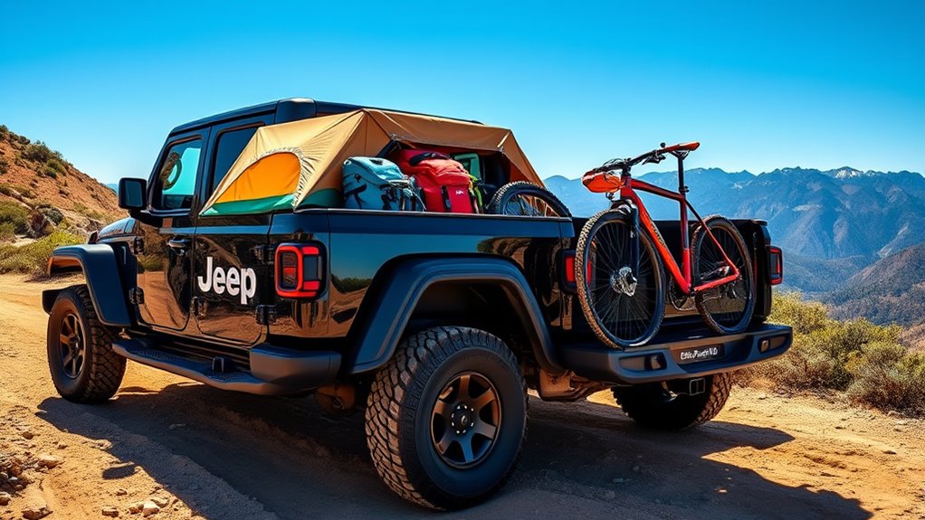 jeep gladiator bed hacks