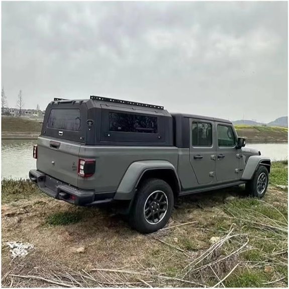 Sliding Window Camper Hardtop for Jeep Gladiator Bed